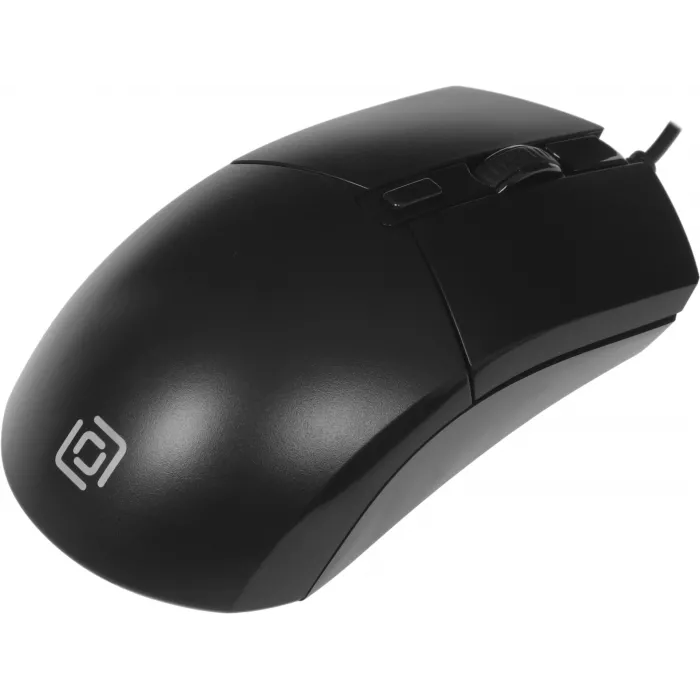 Мышь Оклик 207M черный оптическая 2400dpi USB 4but (1474598)