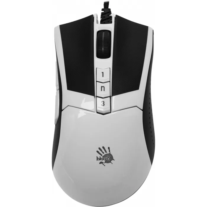 Мышь A4Tech Bloody W90 Max белый/черный оптическая 10000dpi USB 10but (W90 MAX PANDA)