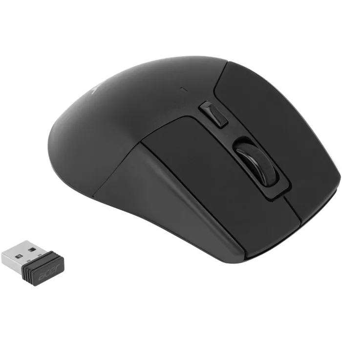 Мышь Acer OMR150 черный оптическая 1600dpi беспров. USB 6but (ZL.MCEEE.00K)