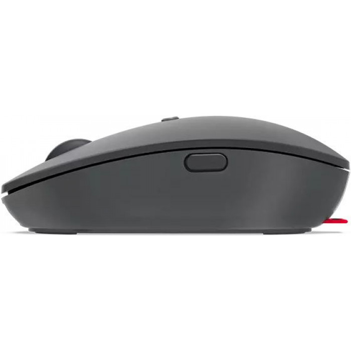 Мышь Lenovo Go серый оптическая 2400dpi беспров. USB-C для ноутбука 3but (GY51C21210)
