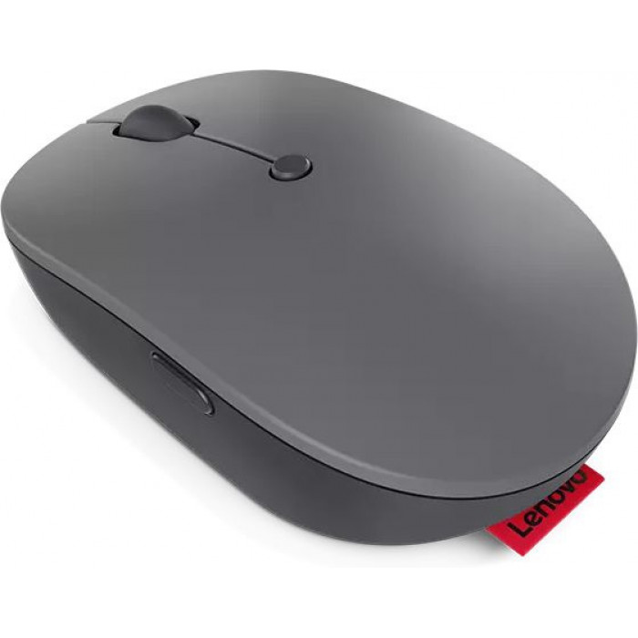 Мышь Lenovo Go серый оптическая 2400dpi беспров. USB-C для ноутбука 3but (GY51C21210)