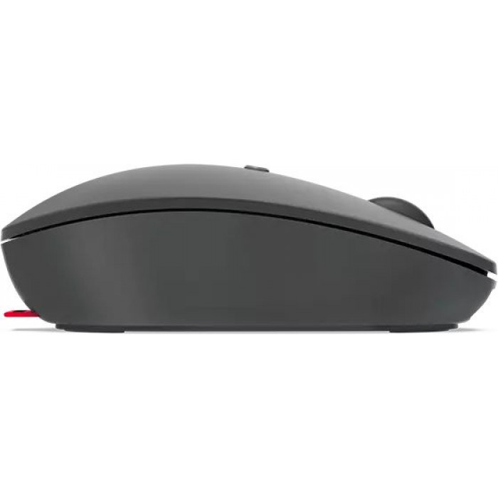 Мышь Lenovo Go серый оптическая 2400dpi беспров. USB-C для ноутбука 3but (GY51C21210)