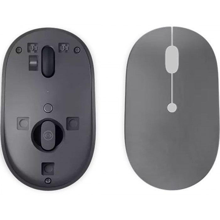 Мышь Lenovo Go серый оптическая 2400dpi беспров. USB-C для ноутбука 3but (GY51C21210)