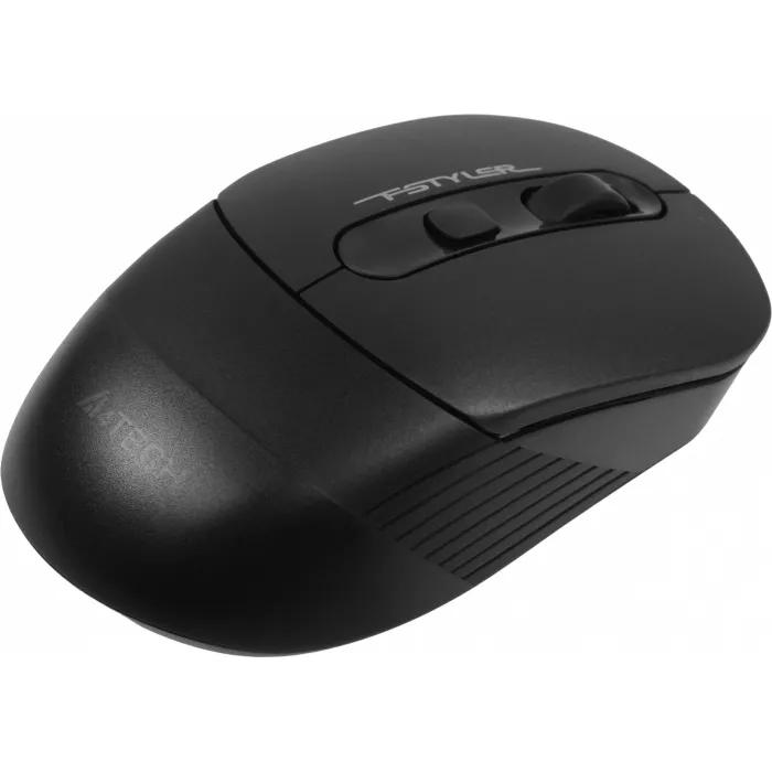 Мышь A4Tech Fstyler FB10C черный оптическая 2000dpi беспров. BT/Radio USB 4but (FB10C STONE BLACK)