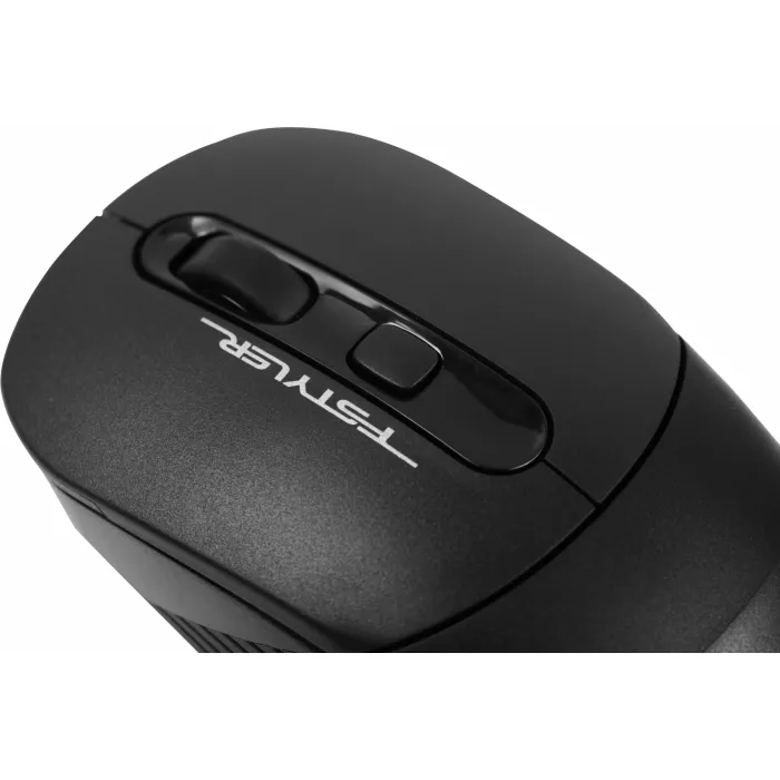 Мышь A4Tech Fstyler FB10C черный оптическая 2000dpi беспров. BT/Radio USB 4but (FB10C STONE BLACK)