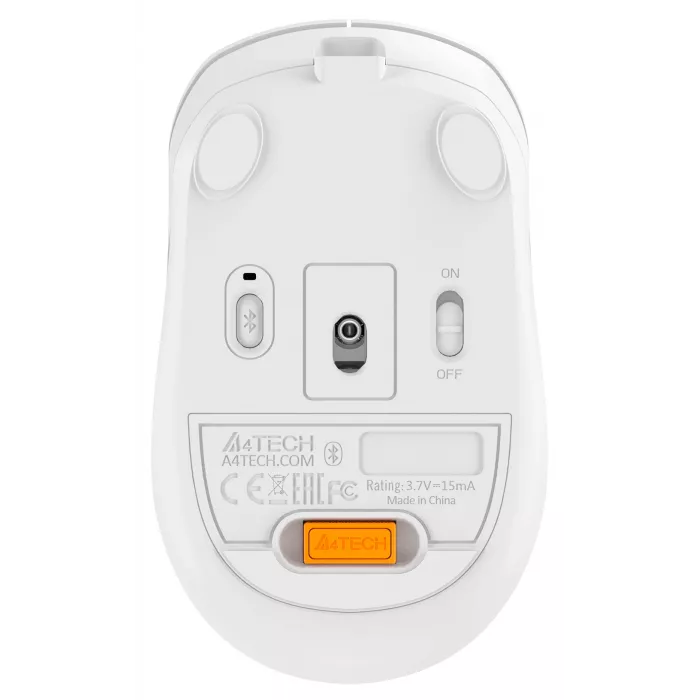 Мышь A4Tech Fstyler FB10C белый/серый оптическая 2000dpi беспров. BT/Radio USB 4but (FB10C GRAYISH WHITE)