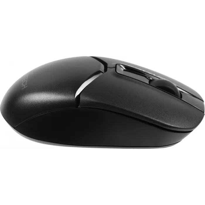 Мышь A4Tech Fstyler FB12 черный оптическая 1200dpi беспров. BT/Radio USB 3but (FB12 BLACK)