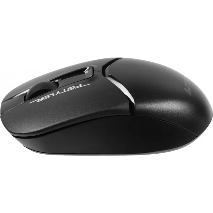 Мышь A4Tech Fstyler FB12 черный оптическая 1200dpi беспров. BT/Radio USB 3but (FB12 BLACK)