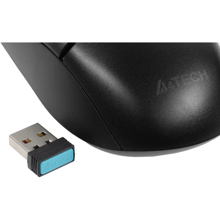 Мышь A4Tech Fstyler FB12 черный оптическая 1200dpi беспров. BT/Radio USB 3but (FB12 BLACK)