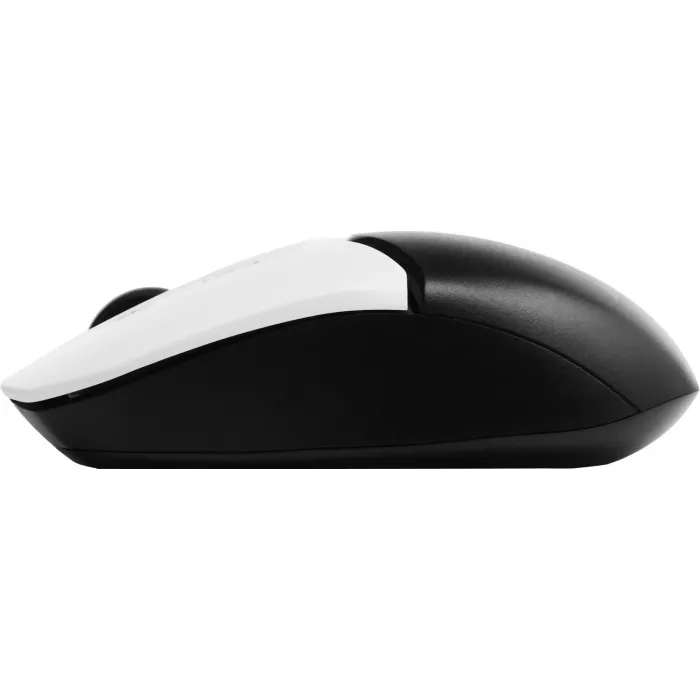 Мышь A4Tech Fstyler FB12 белый/черный оптическая 1200dpi беспров. BT/Radio USB 3but (FB12 PANDA)