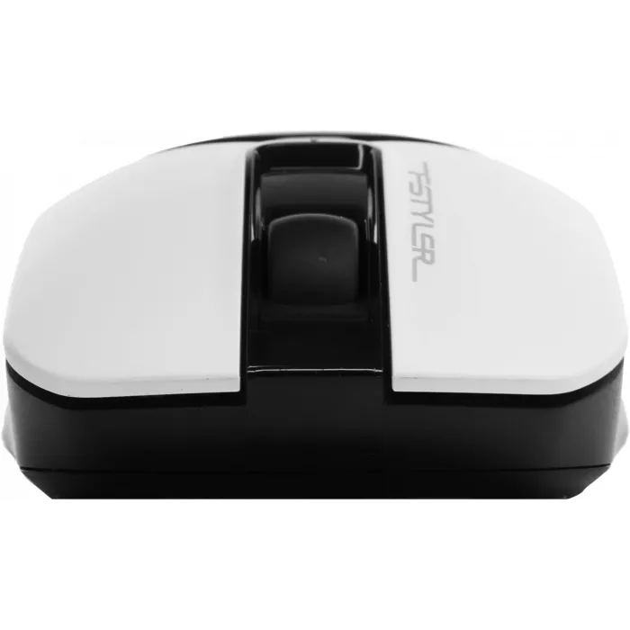 Мышь A4Tech Fstyler FB12 белый/черный оптическая 1200dpi беспров. BT/Radio USB 3but (FB12 PANDA)