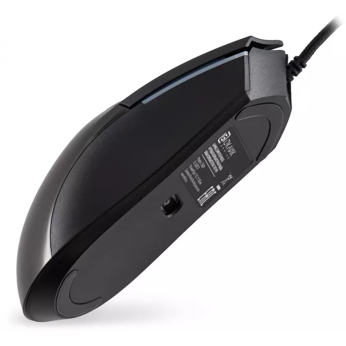 Мышь Оклик 714GM черный оптическая 7200dpi USB 6but (1620717)