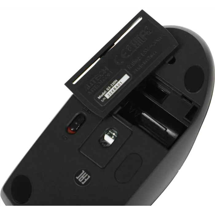 Мышь A4Tech G3-330N черный оптическая 1200dpi беспров. USB 3but