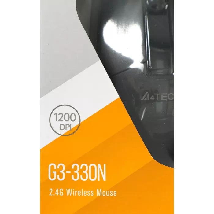 Мышь A4Tech G3-330N черный оптическая 1200dpi беспров. USB 3but