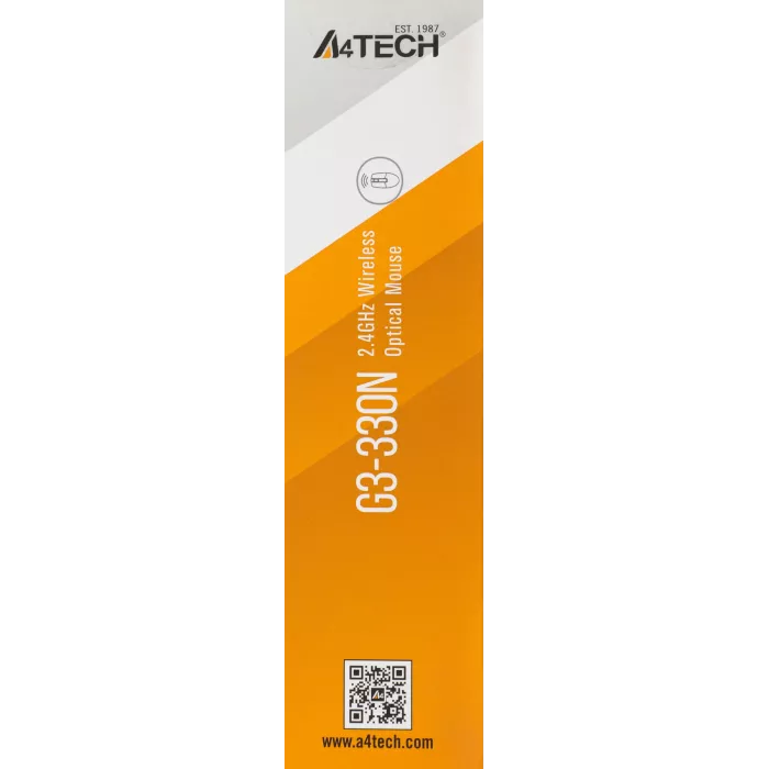 Мышь A4Tech G3-330N черный оптическая 1200dpi беспров. USB 3but