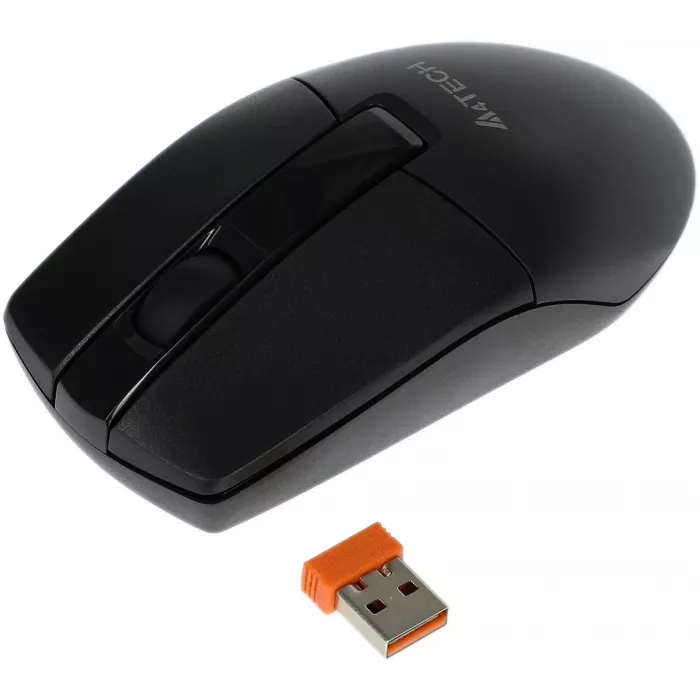 Мышь A4Tech G3-330N черный оптическая 1200dpi беспров. USB 3but