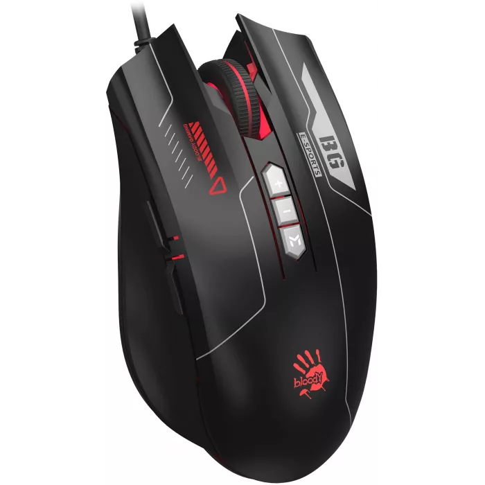 Мышь A4Tech Bloody ES7 черный оптическая 6000dpi USB 8but