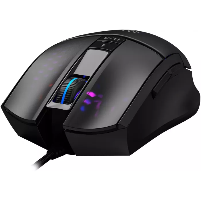 Мышь A4Tech Bloody L65 Max черный/фиолетовый оптическая 12000dpi USB 6but (L65 MAX/HONEYCOMB)