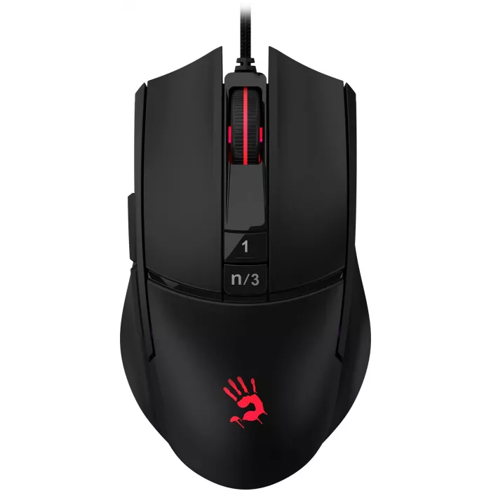 Мышь A4Tech Bloody L65 Max черный оптическая 12000dpi USB 6but (L65 MAX/STONE BLACK)