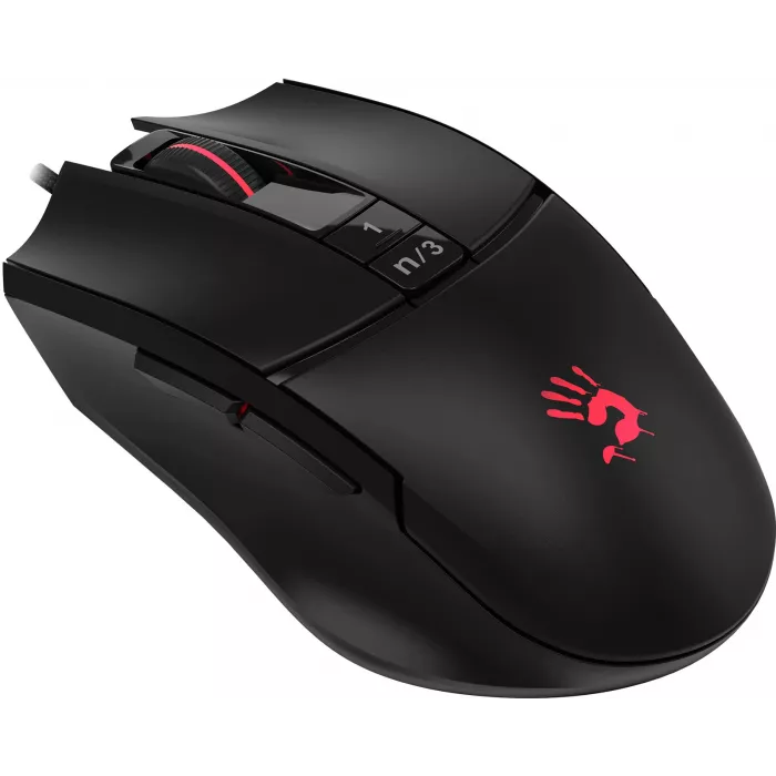 Мышь A4Tech Bloody L65 Max черный оптическая 12000dpi USB 6but (L65 MAX/STONE BLACK)