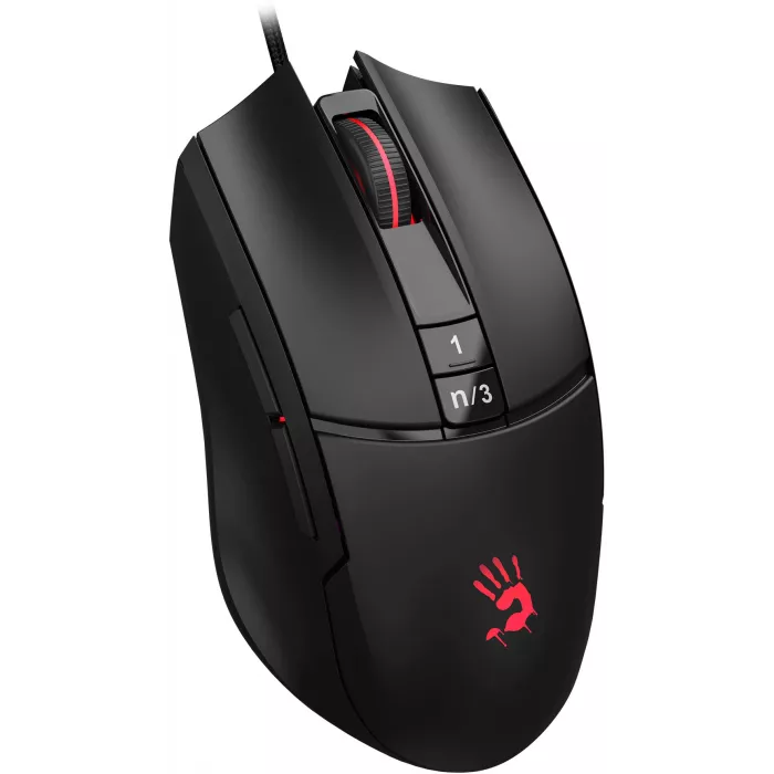 Мышь A4Tech Bloody L65 Max черный оптическая 12000dpi USB 6but (L65 MAX/STONE BLACK)
