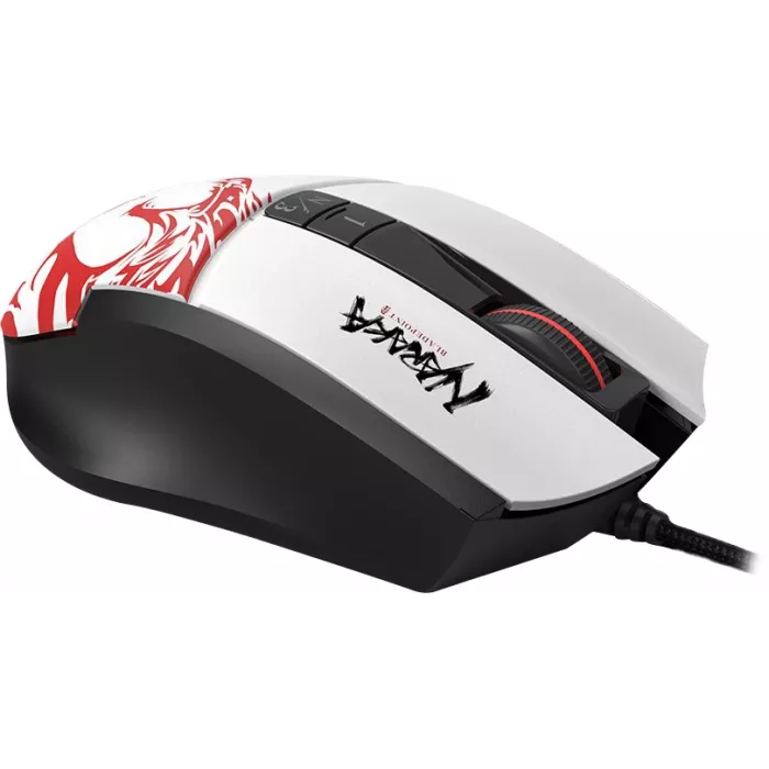 Мышь A4Tech Bloody L65 Max белый/рисунок оптическая 12000dpi USB 6but (L65 MAX NARAKA)