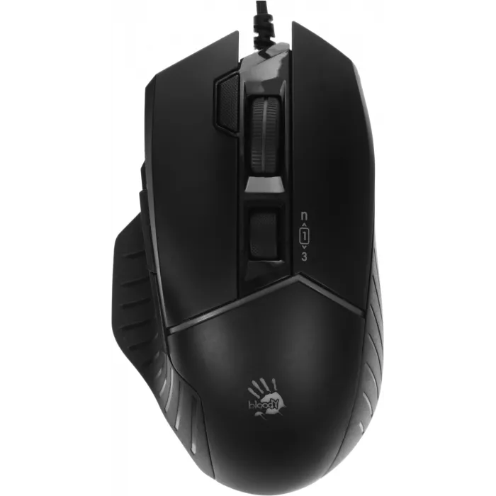 Мышь A4Tech Bloody W95 Max черный оптическая 12000dpi USB 10but (W95 MAX STONE BLACK)