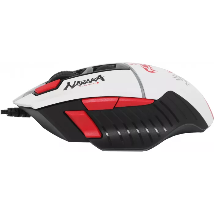 Мышь A4Tech Bloody W95 Max Naraka белый/рисунок оптическая 12000dpi USB 10but