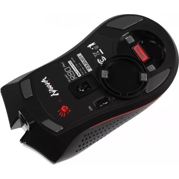 Мышь A4Tech Bloody R90 Plus Naraka белый/рисунок оптическая 5000dpi беспров. USB 7but