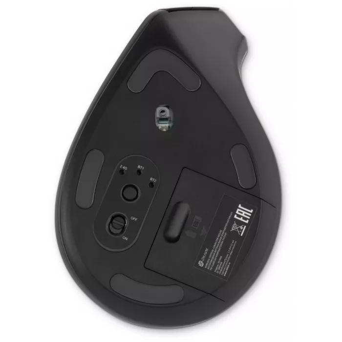 Мышь Оклик 991MW черный/серый/серебристый оптическая 2400dpi silent беспров. BT/Radio USB для ноутбука 7but (1885263)