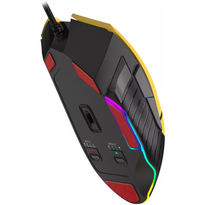 Мышь A4Tech Bloody W95 Max Sports желтый/серый оптическая 12000dpi USB 10but (W95 MAX SPORTS LIME)