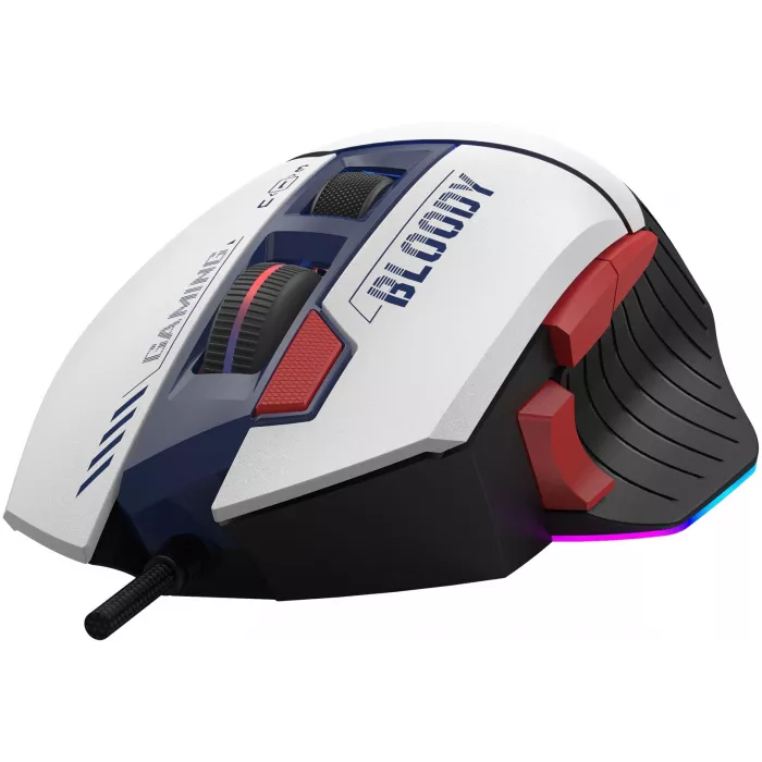 Мышь A4Tech Bloody W95 Max Sports синий/белый оптическая 12000dpi USB 10but (W95 MAX SPORTS NAVY)