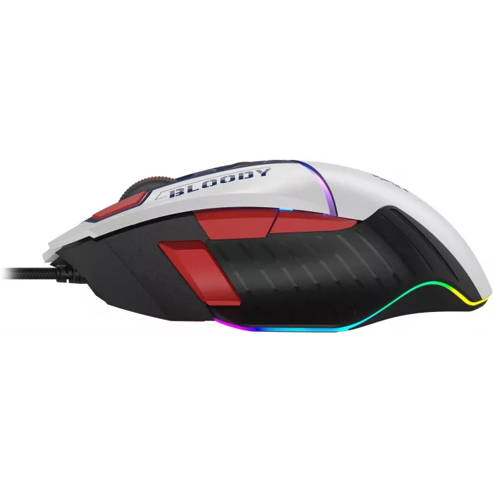 Мышь A4Tech Bloody W95 Max Sports синий/белый оптическая 12000dpi USB 10but (W95 MAX SPORTS NAVY)