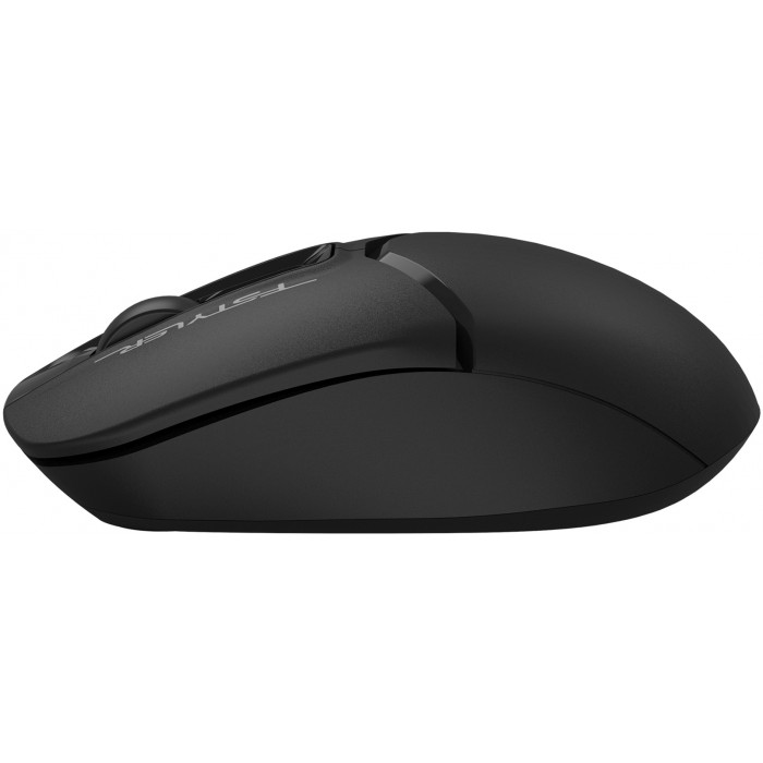Мышь A4Tech Fstyler FB12S черный оптическая 1200dpi silent беспров. BT/Radio USB 2but (FB12S USB BLACK)