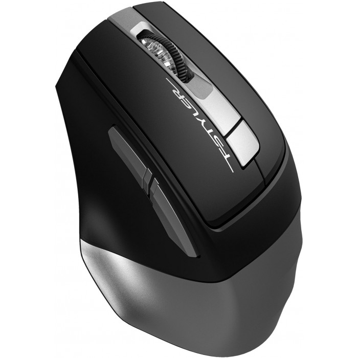 Мышь A4Tech Fstyler FB35S серый/черный оптическая 2000dpi беспров. BT/Radio USB для ноутбука 5but (FB35S USB SMOKY GREY)