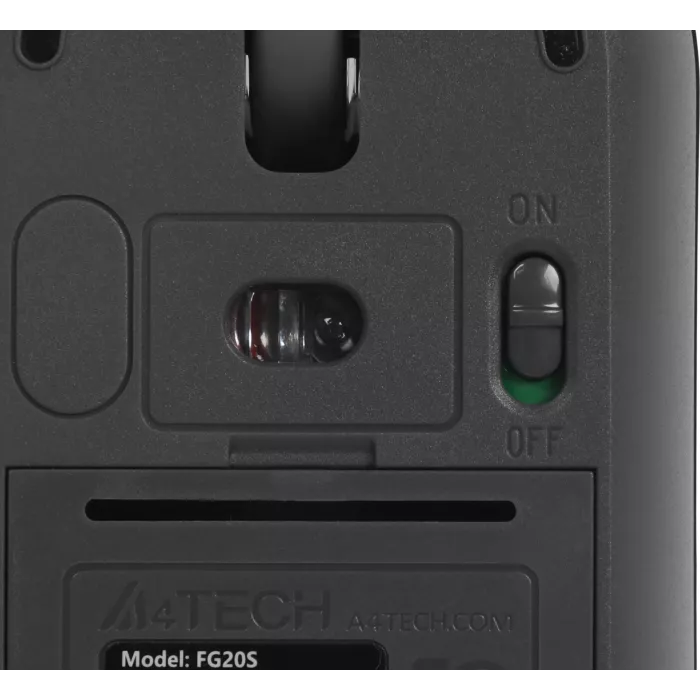 Мышь A4Tech Fstyler FG20S серый оптическая 2000dpi silent беспров. USB для ноутбука 3but (FG20S USB GREY)