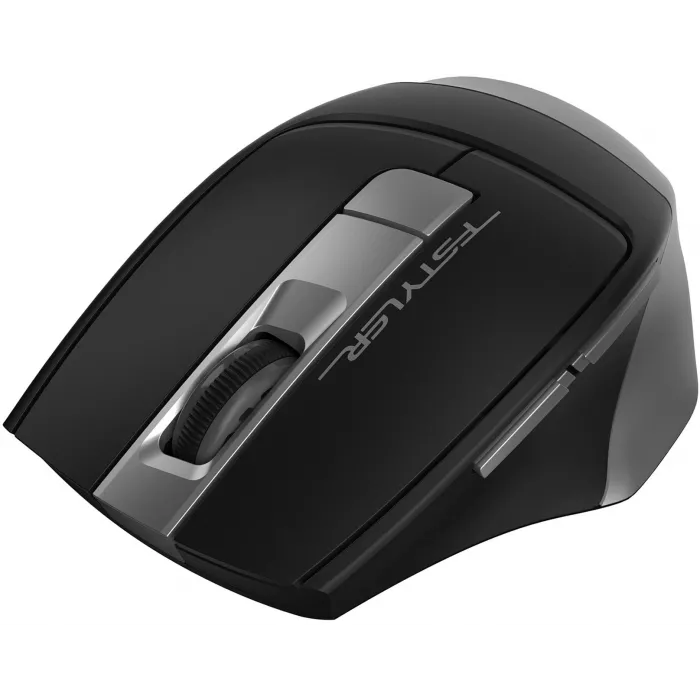 Мышь A4Tech Fstyler FG35S серый/черный оптическая 2000dpi silent беспров. USB 5but (FG35S USB GREY)