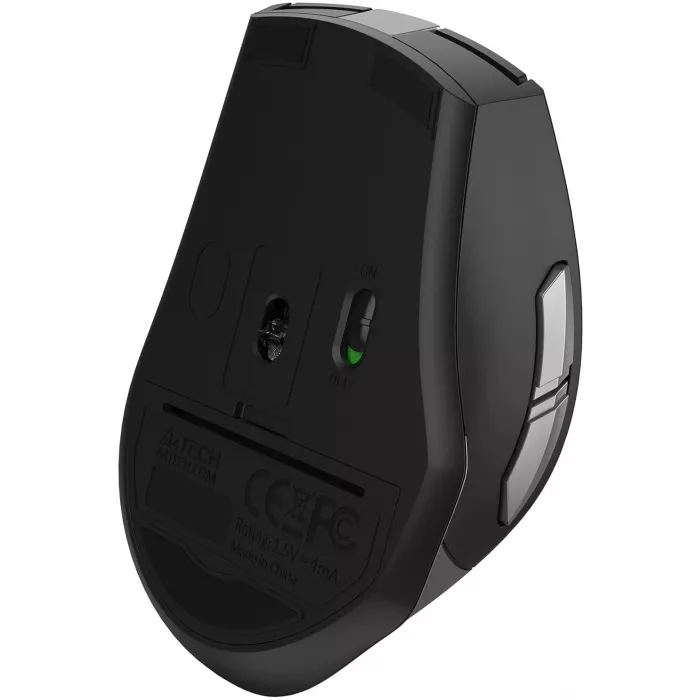 Мышь A4Tech Fstyler FG35S серый/черный оптическая 2000dpi silent беспров. USB 5but (FG35S USB GREY)