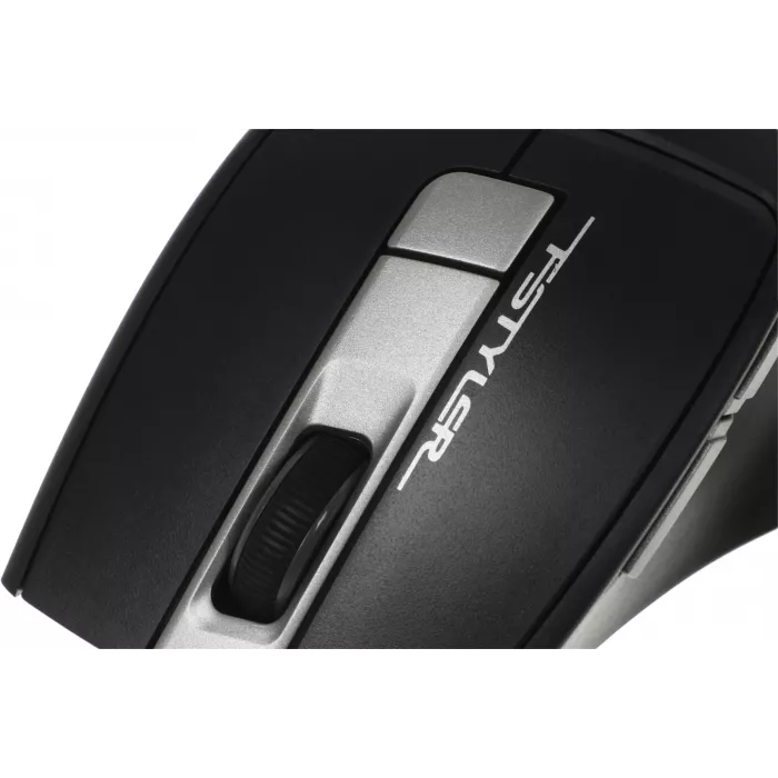 Мышь A4Tech Fstyler FG35S серый/черный оптическая 2000dpi silent беспров. USB 5but (FG35S USB GREY)