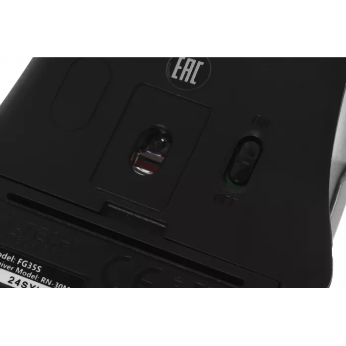 Мышь A4Tech Fstyler FG35S серый/черный оптическая 2000dpi silent беспров. USB 5but (FG35S USB GREY)
