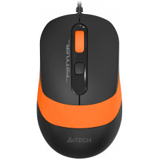 Мышь A4Tech Fstyler FM10S черный/оранжевый оптическая 1600dpi silent USB 3but (FM10S USB ORANGE)