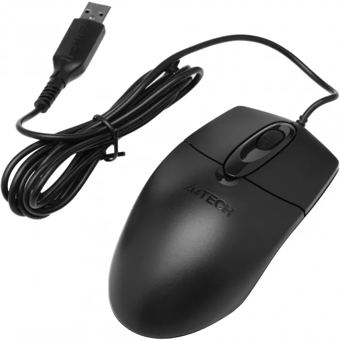 Мышь A4Tech OP-720S черный оптическая 1200dpi silent USB 2but