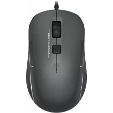 Мышь A4Tech Fstyler FM26 серый/черный оптическая 1600dpi USB для ноутбука 4but (FM26 USB (SMOKY GREY))