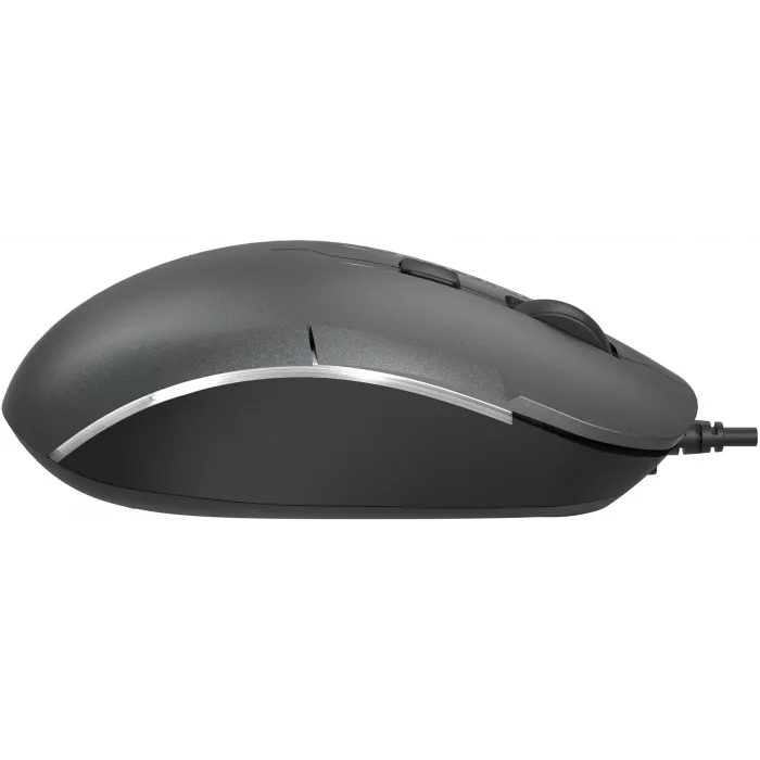 Мышь A4Tech Fstyler FM26 серый/черный оптическая 1600dpi USB для ноутбука 4but (FM26 USB (SMOKY GREY))