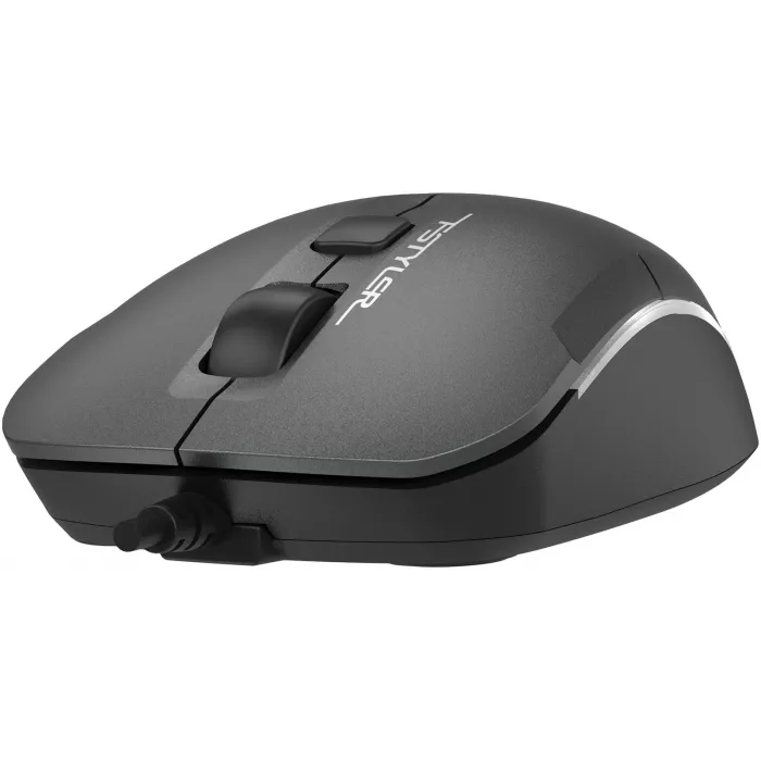 Мышь A4Tech Fstyler FM26 серый/черный оптическая 1600dpi USB для ноутбука 4but (FM26 USB (SMOKY GREY))