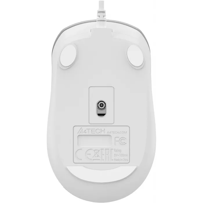 Мышь A4Tech Fstyler FM26 серебристый/белый оптическая 1600dpi USB для ноутбука 4but (FM26 USB (ICY WHITE))