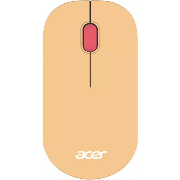 Мышь Acer OMR205 розовый/бежевый оптическая 1200dpi беспров. USB для ноутбука 3but (ZL.MCEEE.02L)