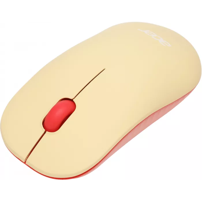 Мышь Acer OMR205 розовый/бежевый оптическая 1200dpi беспров. USB для ноутбука 3but (ZL.MCEEE.02L)