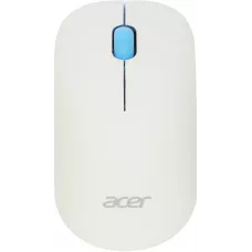 Мышь Acer OMR205 белый/голубой оптическая 1200dpi беспров. USB для ноутбука 3but (ZL.MCEEE.02H)