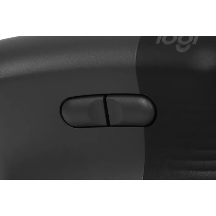 Мышь Logitech Lift графитовый оптическая 4000dpi silent беспров. BT/Radio USB для ноутбука 5but (910-006479)